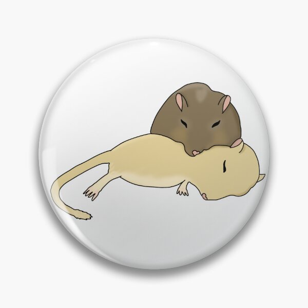 Item preview, Cute Sleeping gerbils snuggled together  designed and sold by Becky-Marie.