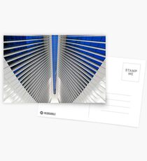Postales Detalle del Hub de Transporte del World Trade Center, Oculus, por el arquitecto Santiago Calatrava | Nueva York, NY