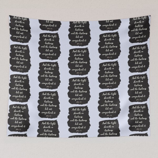 Item preview, And the Light Shineth in Darkness, Gospel of John 1:5 designed and sold by IceCreamMuseum.