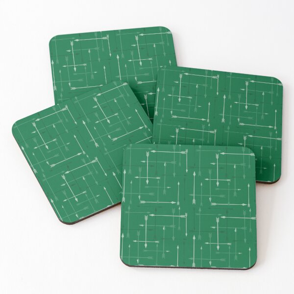 Item preview, 65 MCMLXV Cosplay Green Arrows Abstract Plaid Pattern designed and sold by 65 MCMLXV.