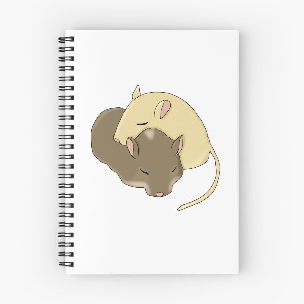 Item preview, Two cute gerbils snuggled sleeping designed and sold by Becky-Marie.