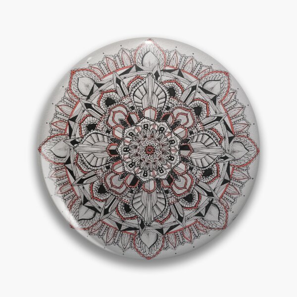 Item preview, Red Petals Mandala designed and sold by PathosArt.