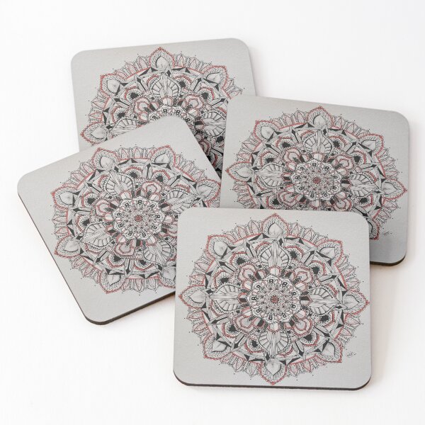 Item preview, Red Petals Mandala designed and sold by PathosArt.