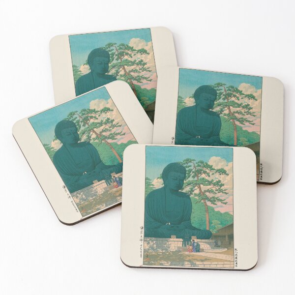 Item preview, Great Buddha at Kamakura 1930 - Kawase Hasui  designed and sold by TeeARTHY.
