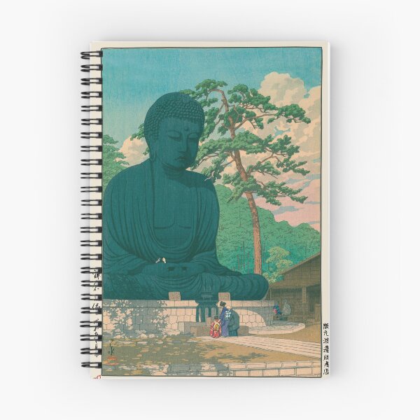 Item preview, Great Buddha at Kamakura 1930 - Kawase Hasui  designed and sold by TeeARTHY.