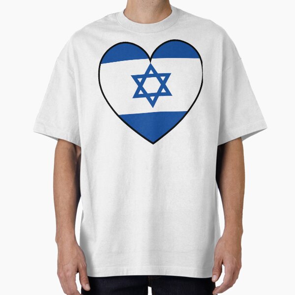 Item preview, Flag of Israel - Israel Flag in Heart - Freedom designed and sold by Gold Turtle  Lina.