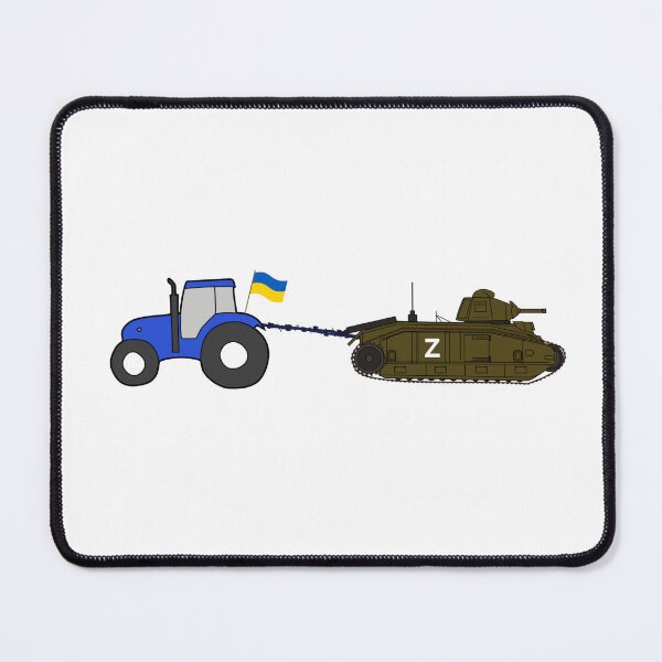 Item preview, Ukrainian Farmer Towing Russian Tank designed and sold by Kiki Art.
