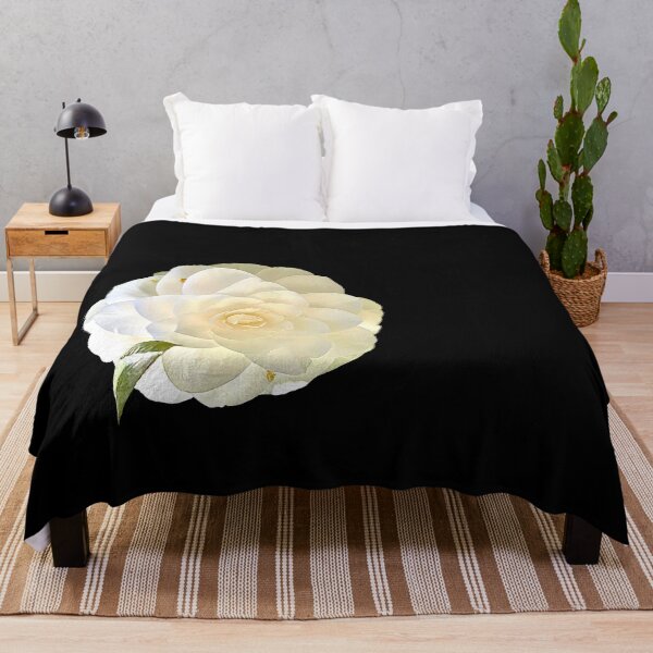 Item preview, White camellia flower in Charleston, South Carolina designed and sold by MiddleJourney.