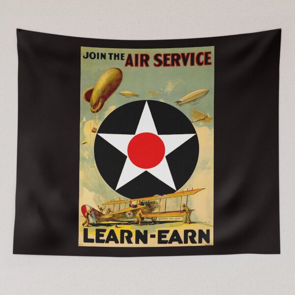 Item preview, AIR SERVICE: Vintage First World War Print designed and sold by posterbobs.