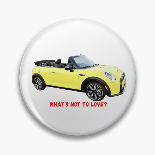 Item preview, Yellow Mini Cooper Convertible, What's not to Love? designed and sold by Pure9Design.