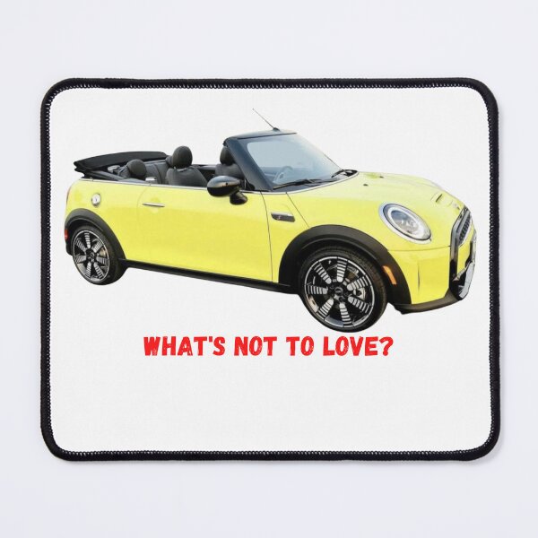 Item preview, Yellow Mini Cooper Convertible, What's not to Love? designed and sold by Pure9Design.