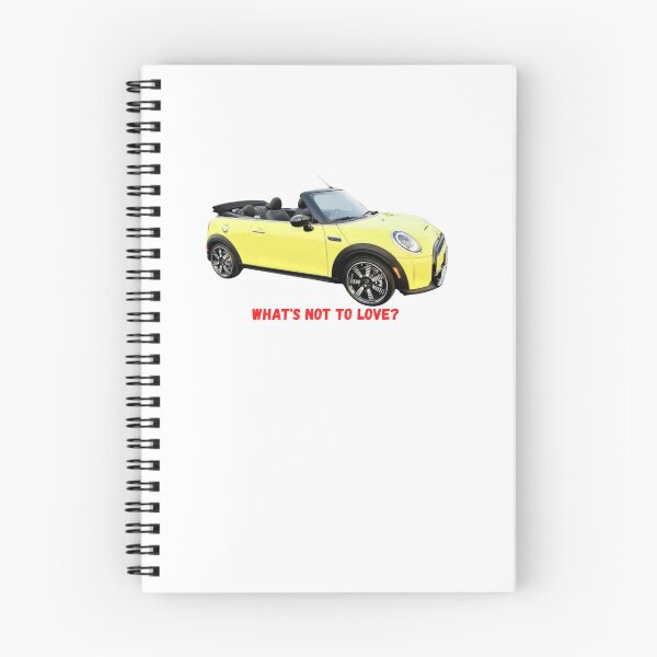Item preview, Yellow Mini Cooper Convertible, What's not to Love? designed and sold by Pure9Design.
