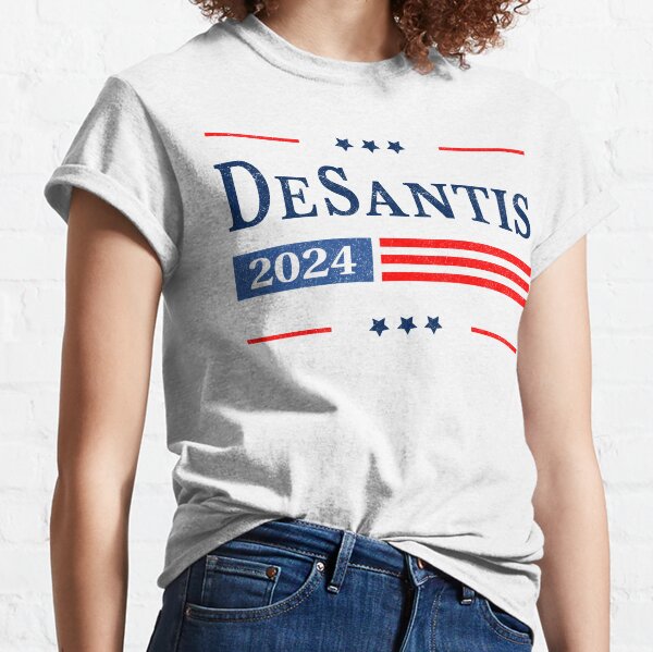Ron Desantis 2024 For President American Flag Vintage Pro Classic T-Shirt