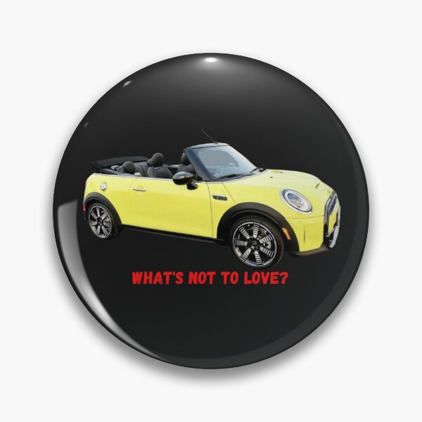 Item preview, Yellow Mini Cooper Convertible, What's not to Love? designed and sold by Pure9Design.