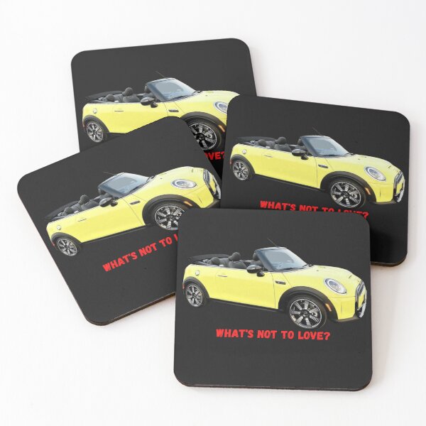 Item preview, Yellow Mini Cooper Convertible, What's not to Love? designed and sold by Pure9Design.