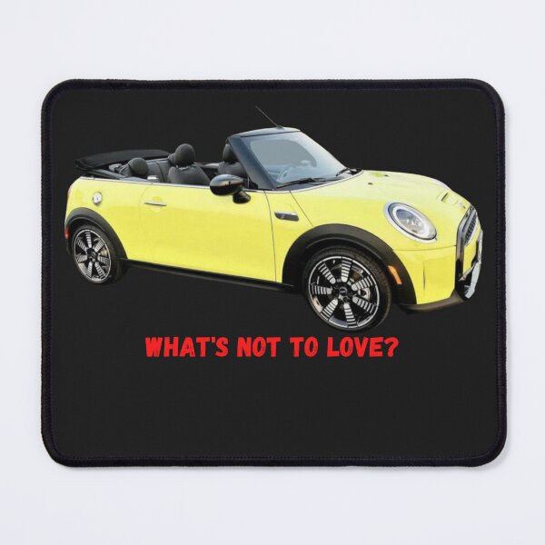 Item preview, Yellow Mini Cooper Convertible, What's not to Love? designed and sold by Pure9Design.