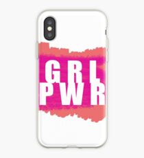 Vinilo o funda para iPhone GRL PWR
