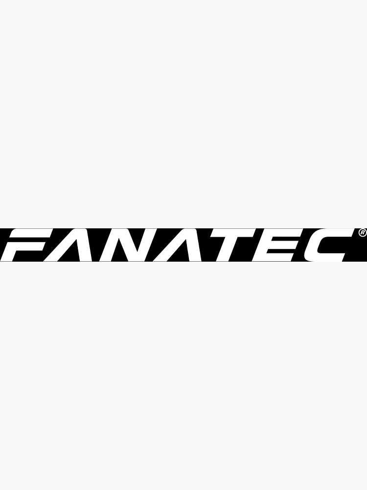 "Fanatec_White" Poster for Sale by JKA-SIM-Racing | Redbubble