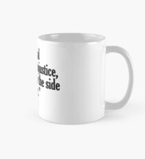 Desmond Tutu on Neutrality and Injustice Mug