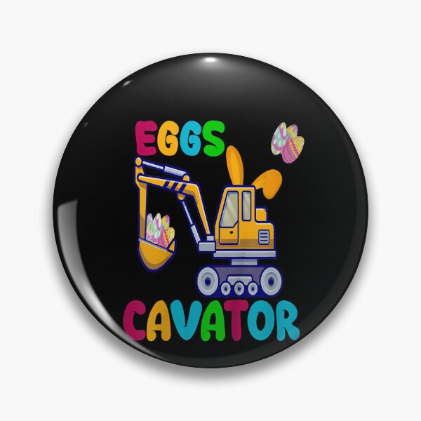 Item preview, Funny Kids Eggscavator Happy Easter Excavator Hunting Egg designed and sold by RahmaniArt.