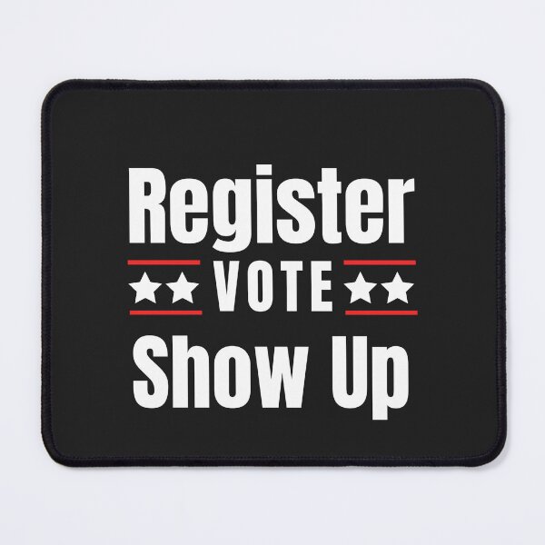 Item preview, Register Show Up Vote Blue Letters Special Design designed and sold by limos.