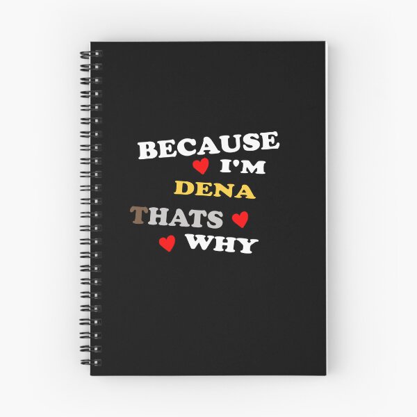 Item preview, Womens Because I'm Dena That's Why Retro Vintage Name Gift T-Shirt designed and sold by Score Screen.