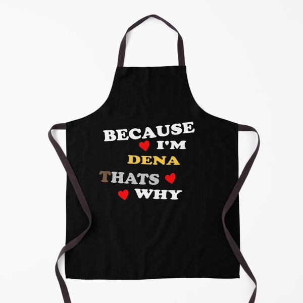 Item preview, Womens Because I'm Dena That's Why Retro Vintage Name Gift T-Shirt designed and sold by Score Screen.
