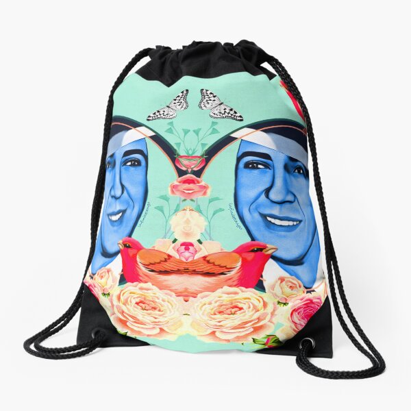 Item preview, Tango Blue Gardel Pop Art with Birds and Flowers designed and sold by infinitetango.