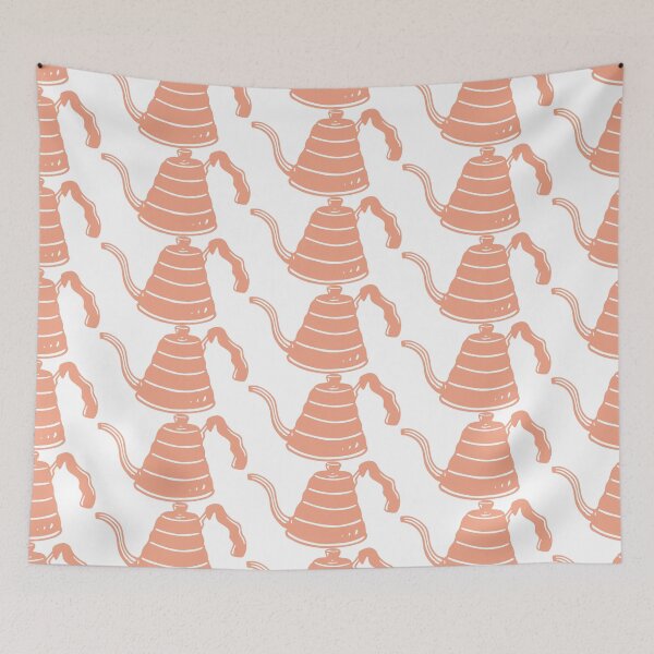 Item preview, Pour Over Coffee Gooseneck Kettle - Coral Pink designed and sold by Anthony Massaro.
