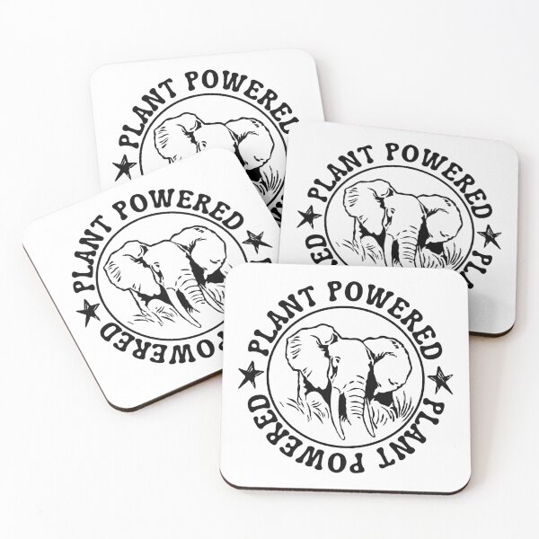 Item preview, Plant Powered Elephant designed and sold by HotelAlfaPapa.