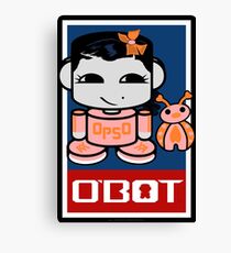 Opso Yo & Epo O'BABYBOT Toy Robot 2.0 Canvas Print