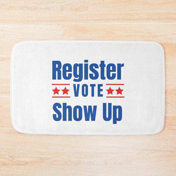 Item preview,  Register Show Up Vote Blue Letters Special Design designed and sold by limos.