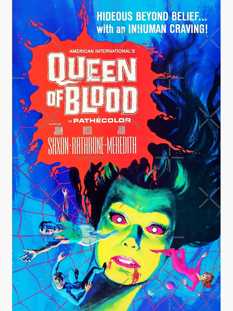 QUEEN OF BLOOD 1966 CULT CLASSIC SCIENCE FICTION MOVIE! Poster for Sale by  CinemaObscura