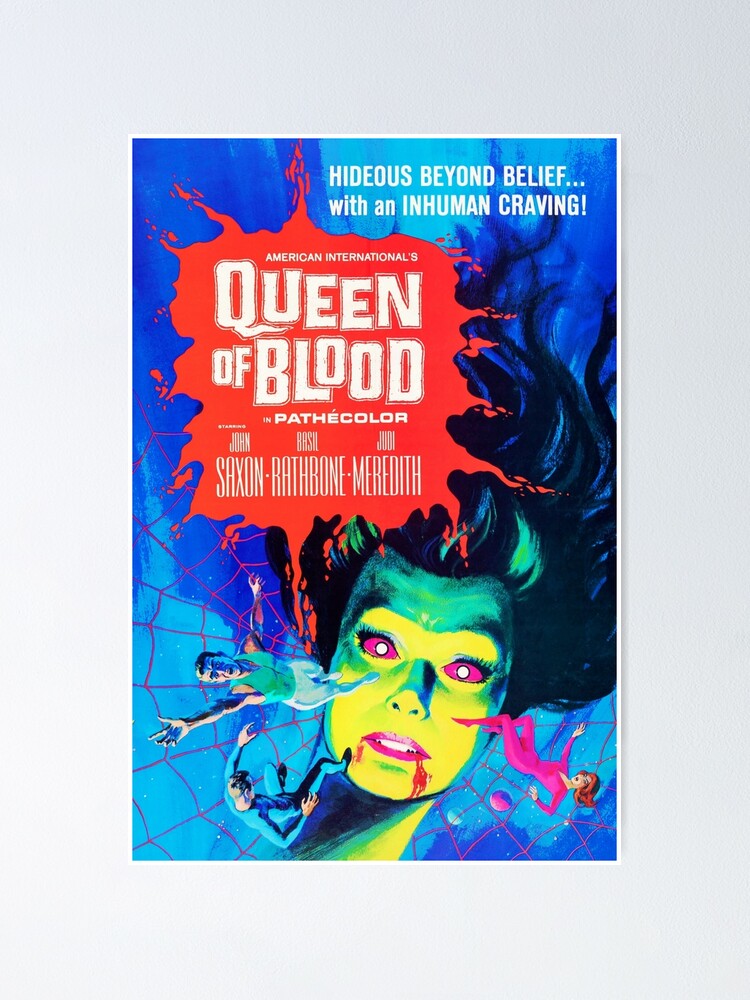 Póster «QUEEN OF BLOOD 1966 PELÍCULA CLÁSICA DE CIENCIA FICCIÓN DE