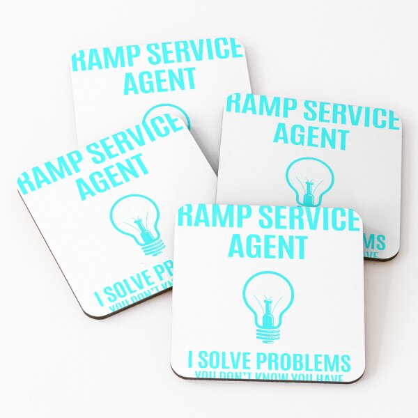 Item preview, Ramp Service Agent - I Solve Problems Job Gift designed and sold by melissaval2.