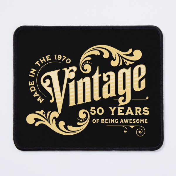 Item preview, Vintage 1970 50 Years Old 50th Birthday Retro Gift designed and sold by david parry.