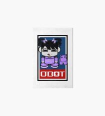 Mogo Yo & Crumple O'BABYBOT Toy Robot 2.0 Art Board Print