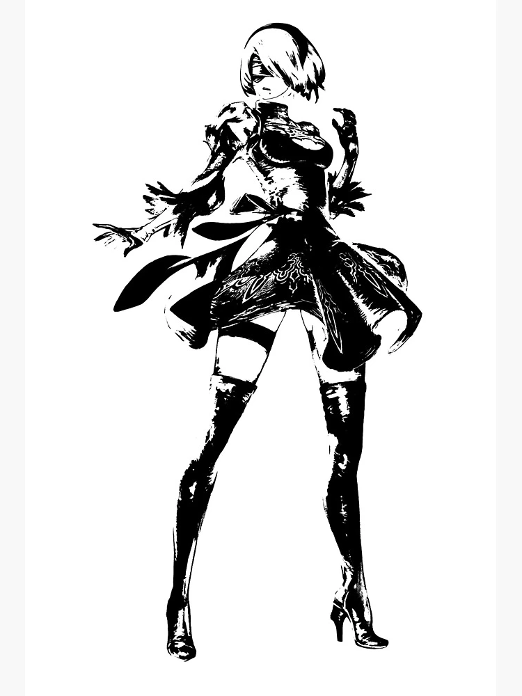 Weathered 2B Nier Automata