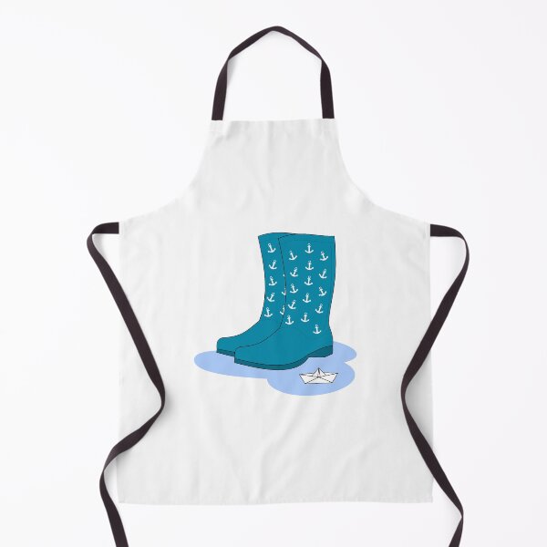 Item preview, Rainy day, paper boat, rainy boots designed and sold by ZnDigitalPrints.