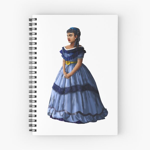 Item preview, Woman in a blue ballgown designed and sold by Nia Alexander.