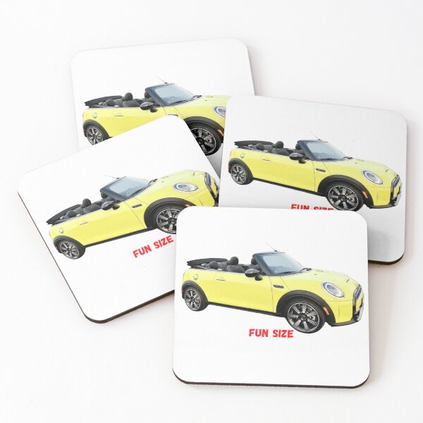 Item preview, Yellow Mini Cooper Convertible, Fun Size designed and sold by Pure9Design.