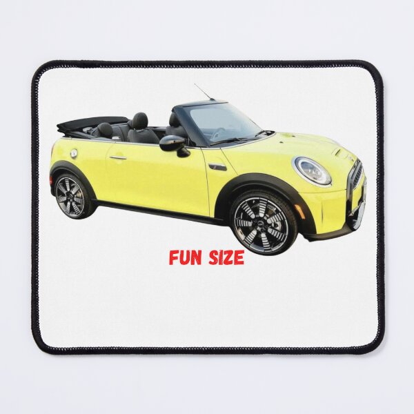 Artikelvorschau, Yellow Mini Cooper Convertible, Fun Size entworfen und verkauft von Pure9Design.