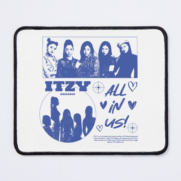 Item preview, ITZY All in Us slogan designed and sold by theFandomPrynt.