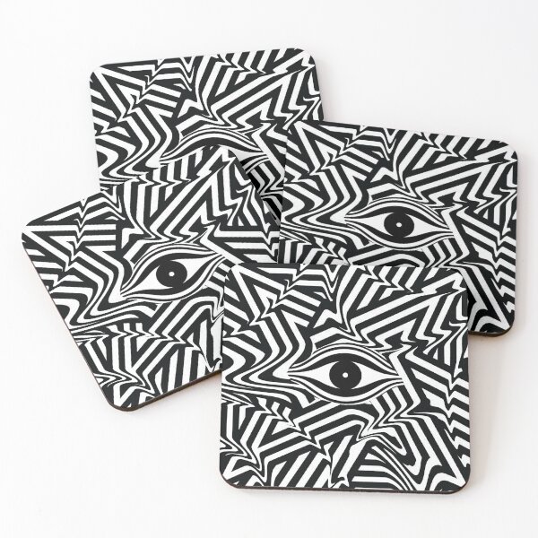 Item preview, Eye in zigzag pattern designed and sold by M3PicsStudio.