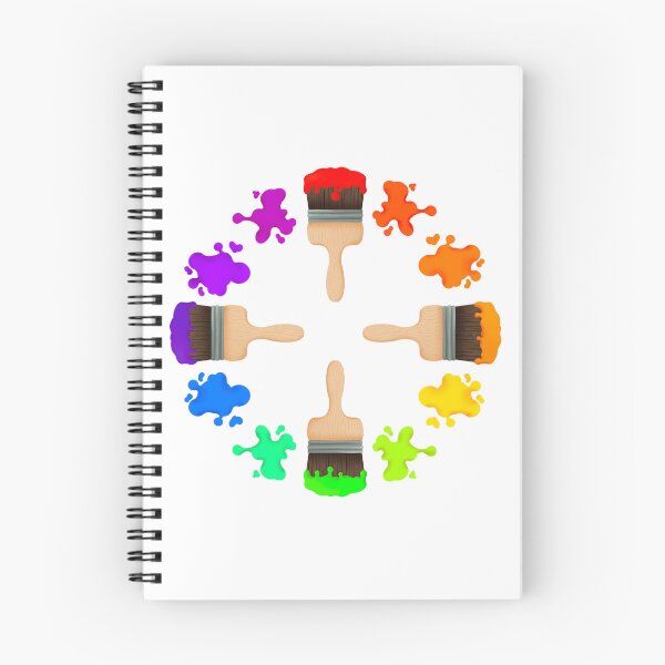 Item preview, Paintbrush Color Wheel designed and sold by allisonious.