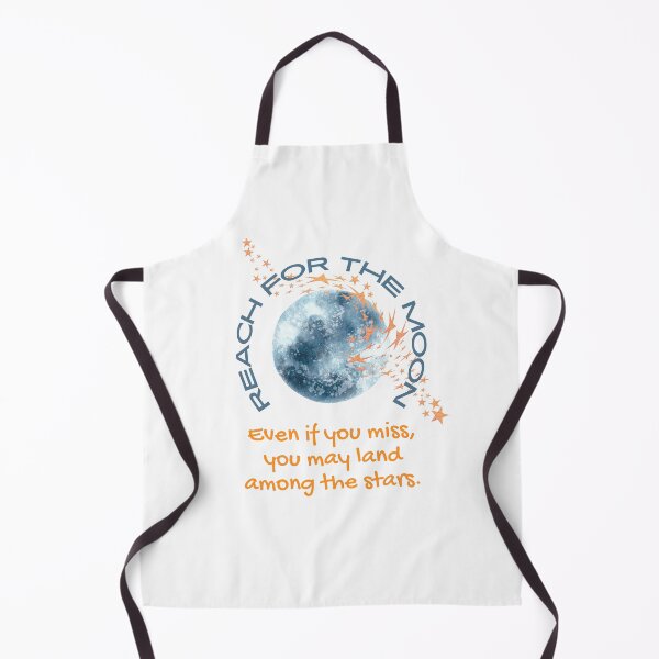 Item preview, Reach for the moon. Even if you miss, you may land among the stars. (LIGHT COLOURS) designed and sold by Scribblehound.