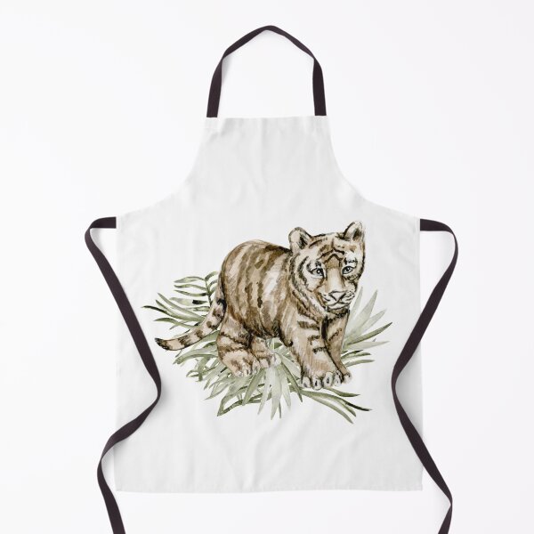 Item preview, Tiger in Tropical Leaves designed and sold by HappyLifeCreate.