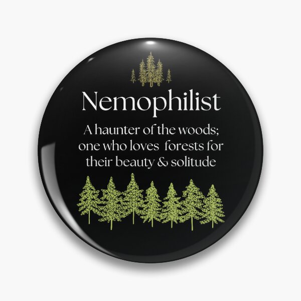 Item preview, Nemophilist A Haunter Of The Woods Text Design designed and sold by EarthArtDesigns.