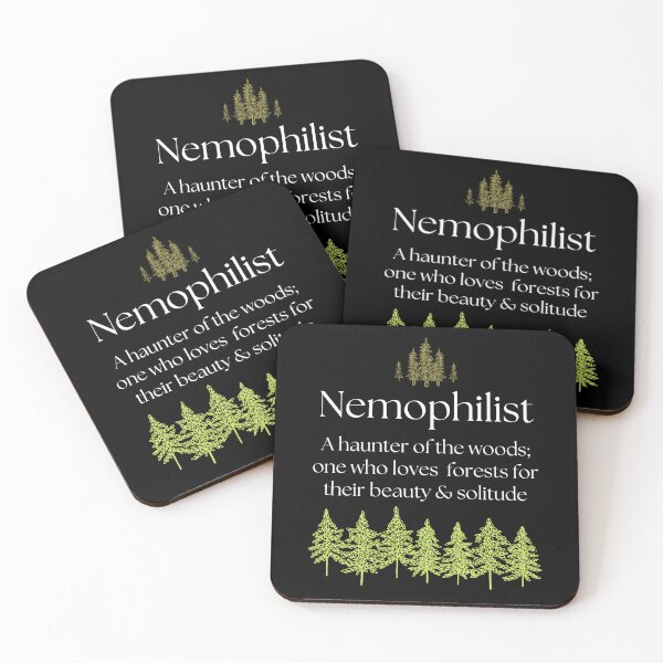 Item preview, Nemophilist A Haunter Of The Woods Text Design designed and sold by EarthArtDesigns.