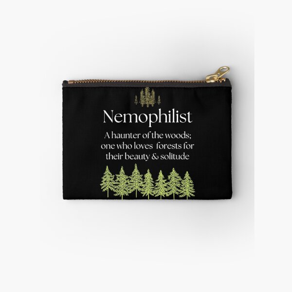 Item preview, Nemophilist A Haunter Of The Woods Text Design designed and sold by EarthArtDesigns.